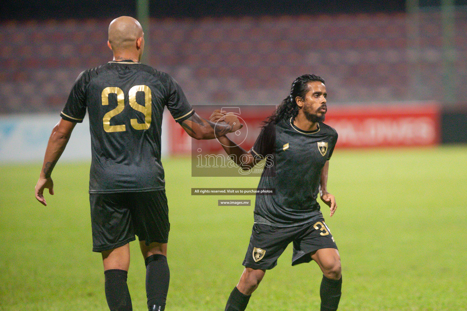 President's Cup 2023 - Club Eagles vs Super United Sports, held in National Football Stadium, Male', Maldives  Photos: Mohamed Mahfooz Moosa/ Images.mv