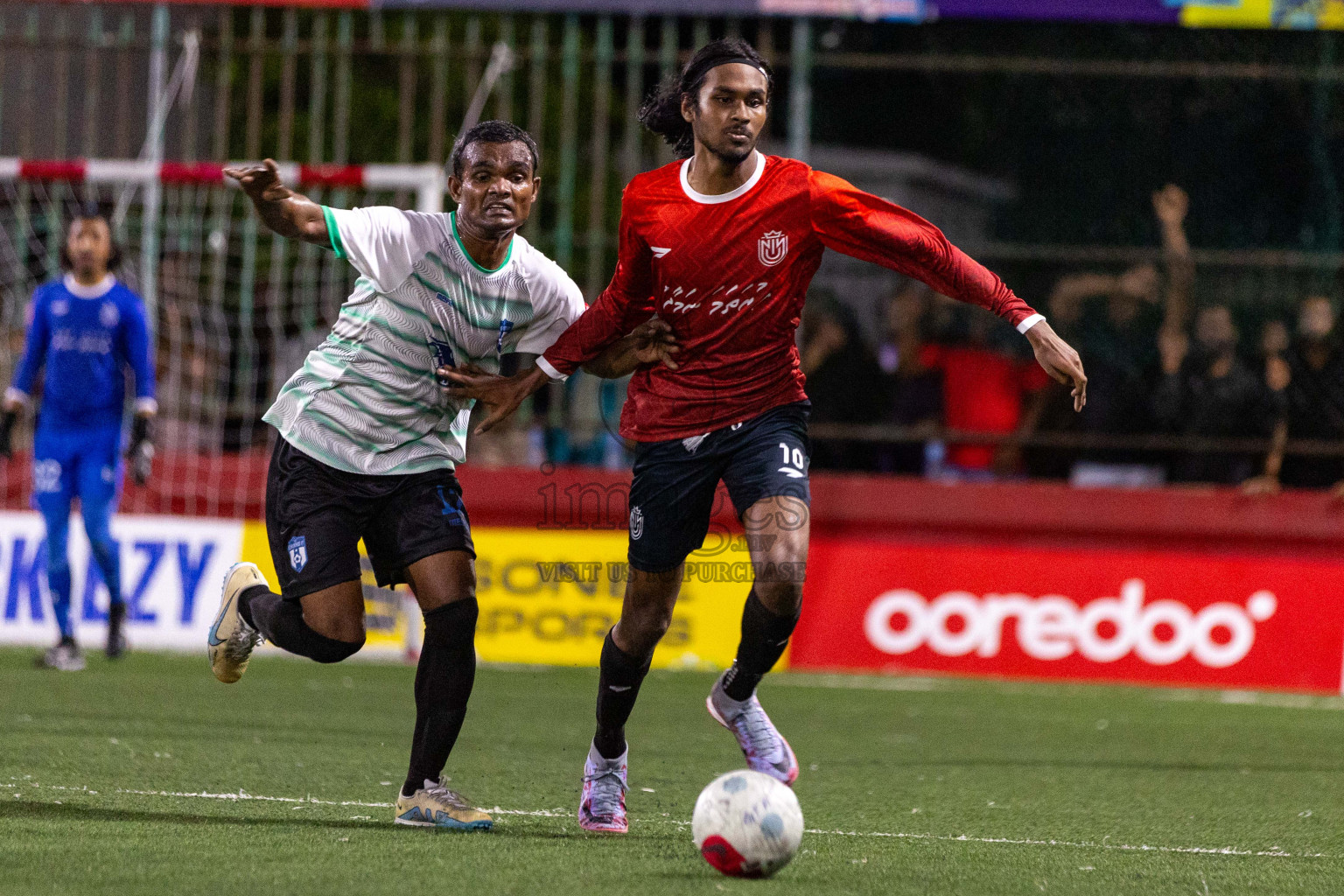 HDh Nolhivaran vs HDh Kumundhoo in Day 6 of Golden Futsal Challenge 2024 was held on Saturday, 20th January 2024, in Hulhumale', Maldives
Photos: Ismail Thoriq / images.mv