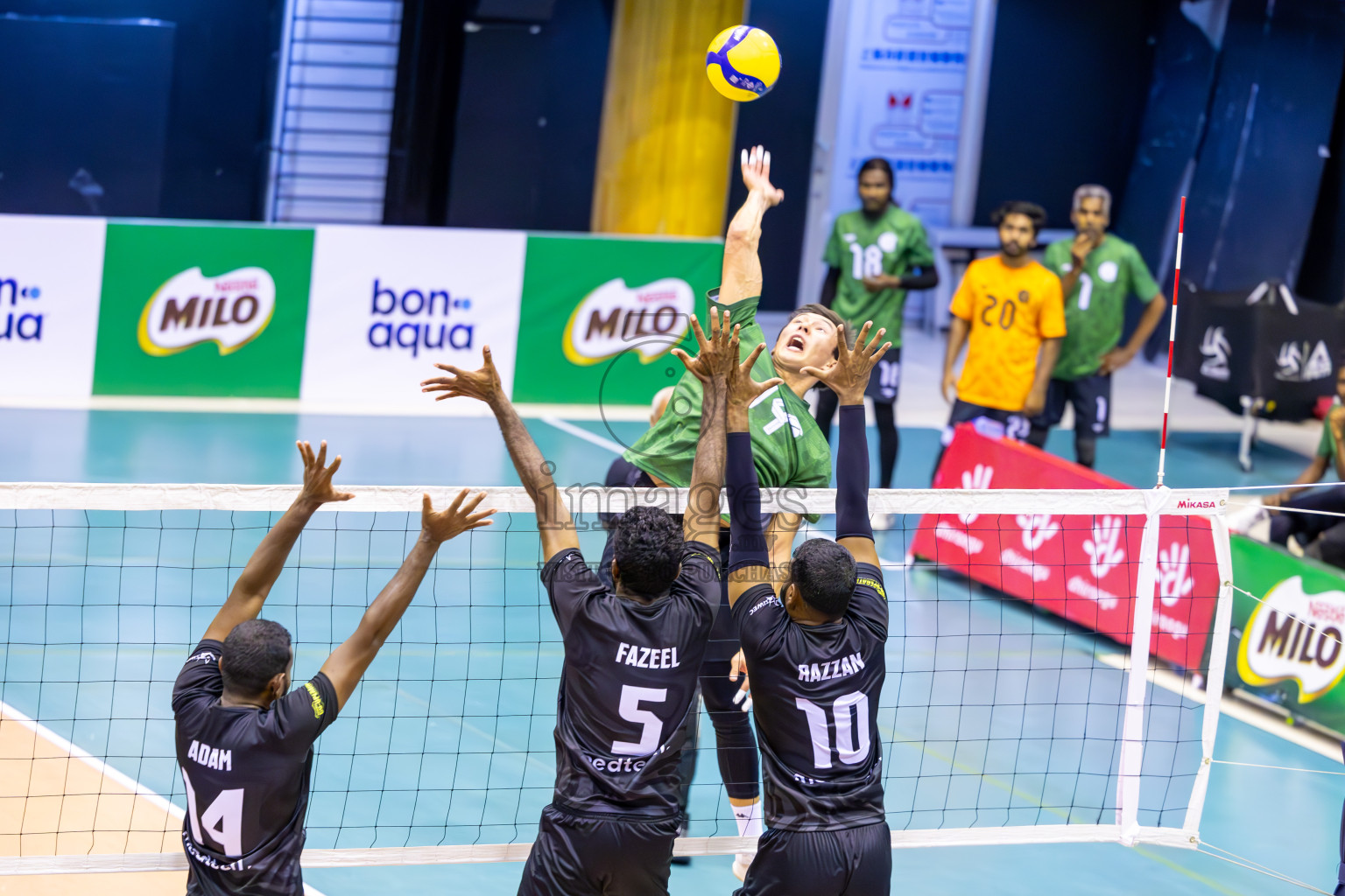 Final of MILO VAM Cup 2024 (Men's Division) was held in Social Center Indoor Hall on Monday, 4th November 2024. 
Photos: Ismail Thoriq / images.mv