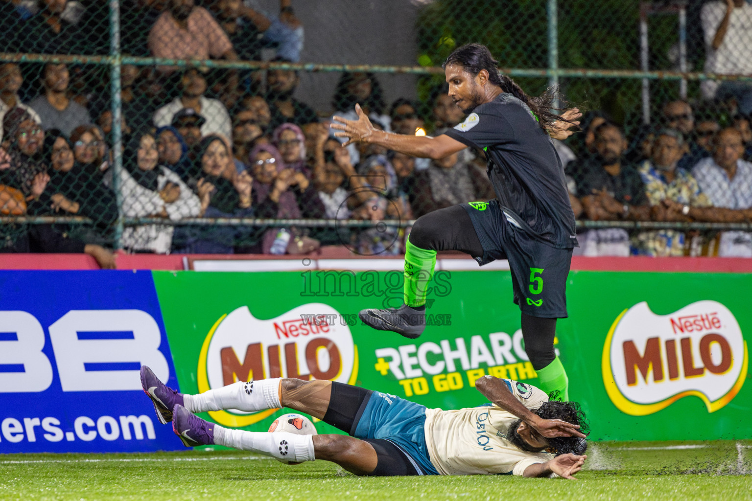 Road Recreation Club vs Team Naivaadhoo in Kings Cup of Club Maldives  2025 was held in Rehendhi Futsal Ground, Hulhumale', Maldives on Saturday, 6th September 2025. Photos: Ismail Thoriq / images.mv