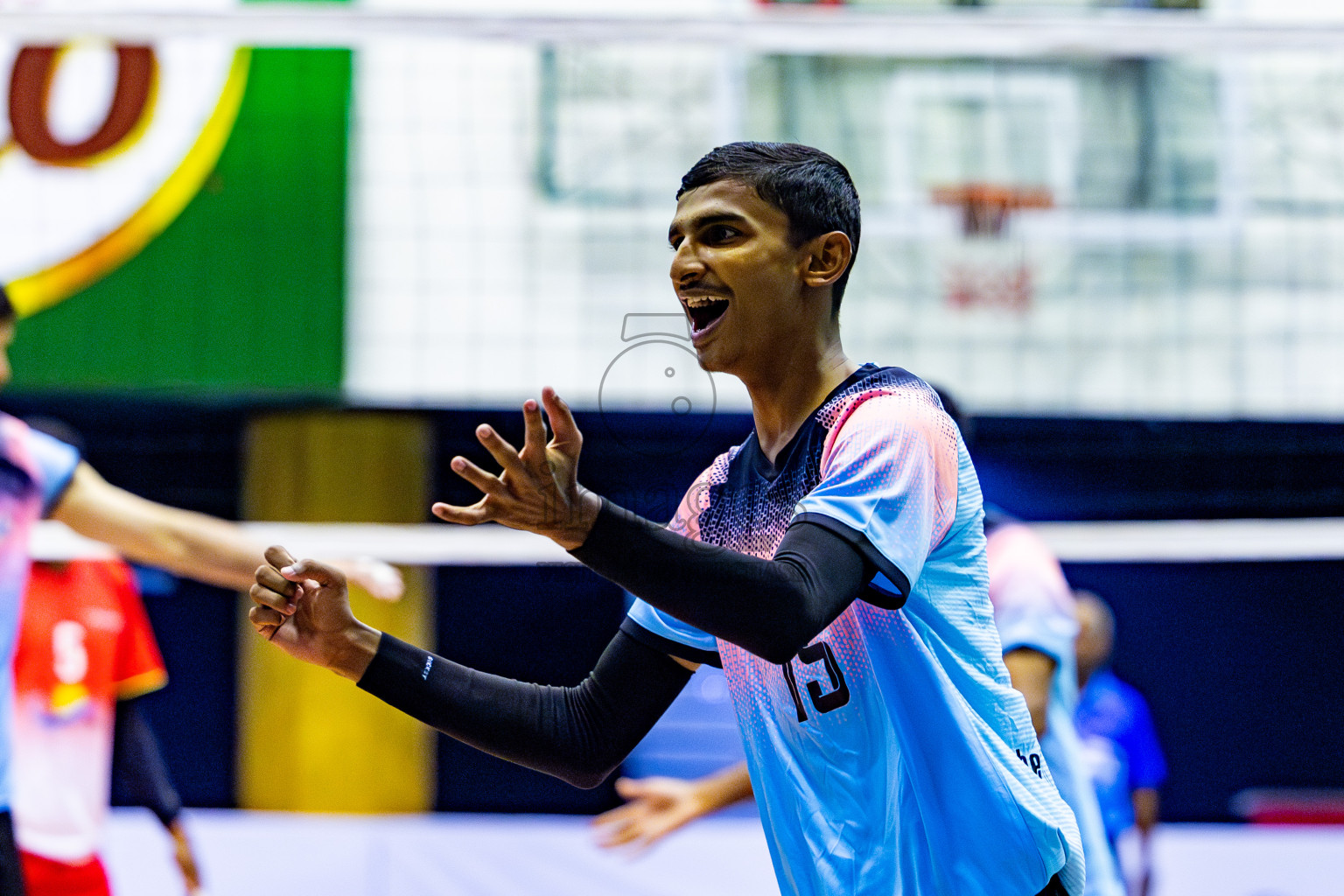 City Sports Club vs Blues for Volleyball in Day 3 of MILO VAM Cup 2024 Men's Division was held in Social Center Indoor Hall on Wednesday, 30th October 2024. Photos: Nausham Waheed / images.mv