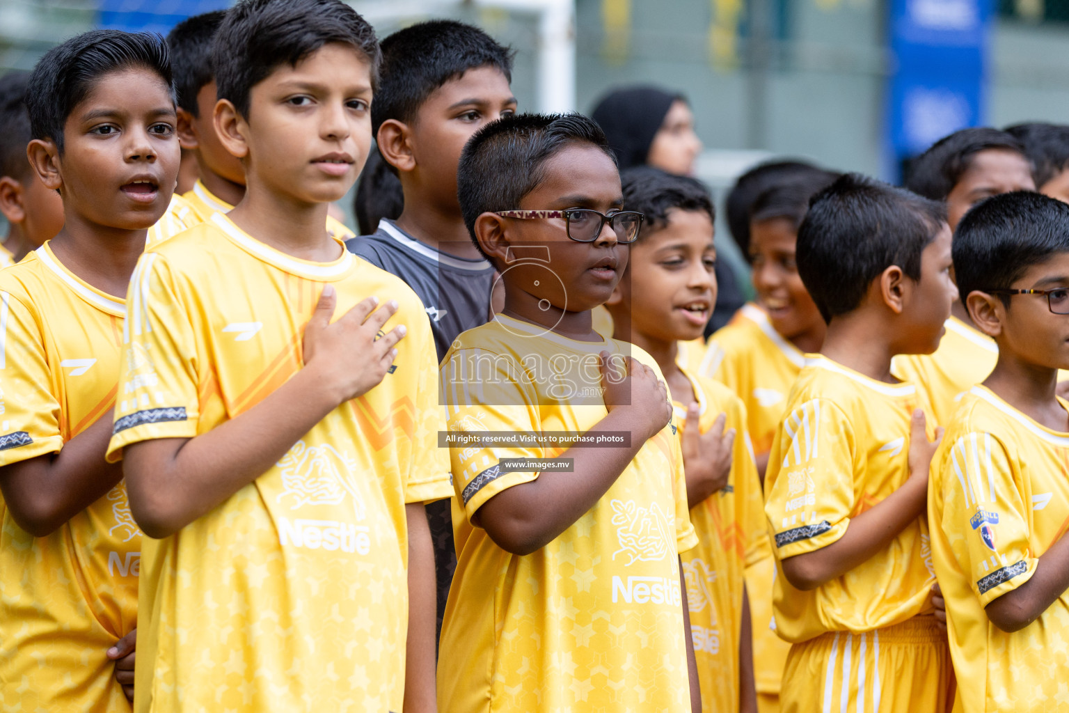 Day 1 of Nestle kids football fiesta, held in Henveyru Football Stadium, Male', Maldives on Wednesday, 11th October 2023 Photos: Nausham Waheed Images.mv