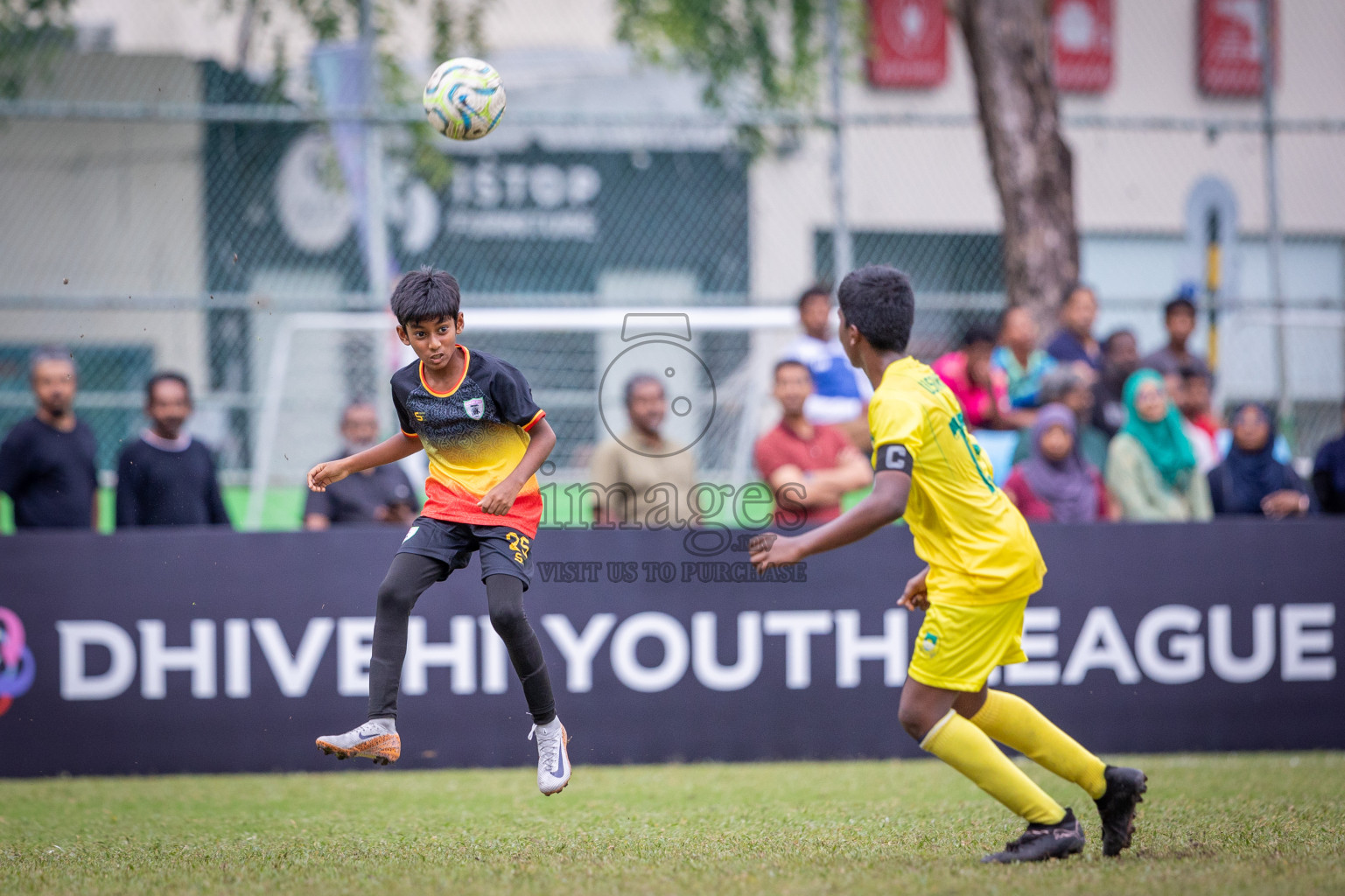 Eagles vs Maziya (U12) in Dhivehi Youth League 2024 - Day 2. Matches held at Henveiru Stadium on 22nd November 2024 , Friday. Photos: Shuu Abdul Sattar/ Images.mv