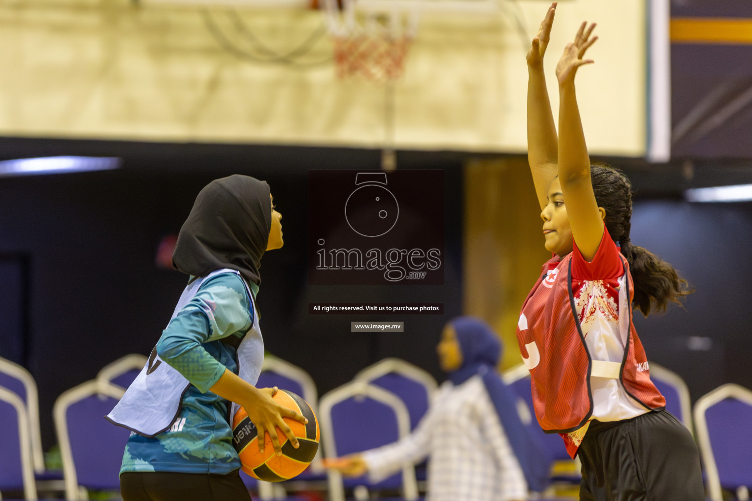 Day3 of 24th Interschool Netball Tournament 2023 was held in Social Center, Male', Maldives on 29th October 2023. Photos: Nausham Waheed, Mohamed Mahfooz Moosa / images.mv