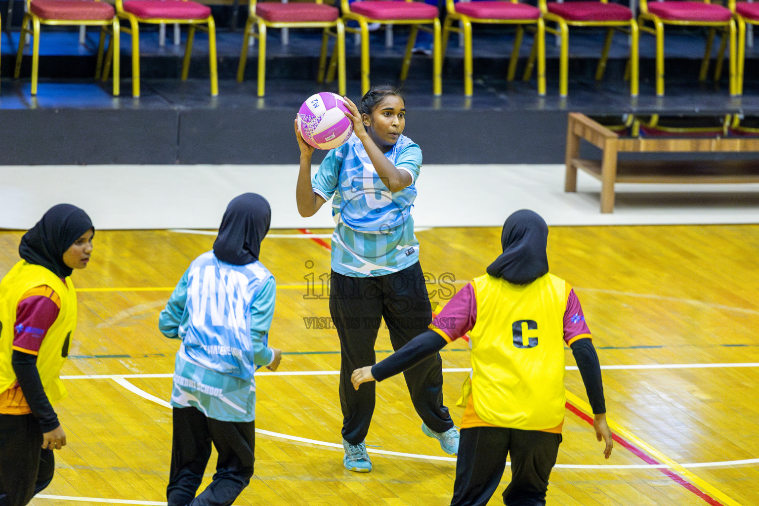Day 2 of Inter-School Netball Tournament 2025 was held in Social Center Indoor Hall on Sunday, 19th October 2025.
Photos: Ismail Thoriq / images.mv