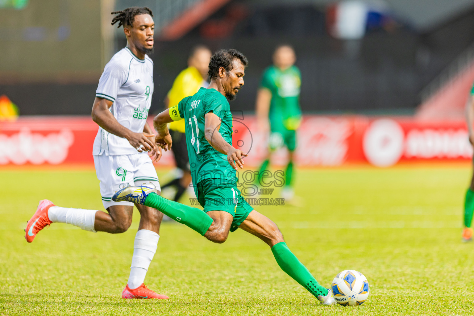 Maziya SC vs Al Arabi SC in AFC Challenge League 2025/26 Preliminary Stage was held at National Stadium in Male', Maldives on Tuesday, 12th August 2025. Photos: Areef Adam / images.mv