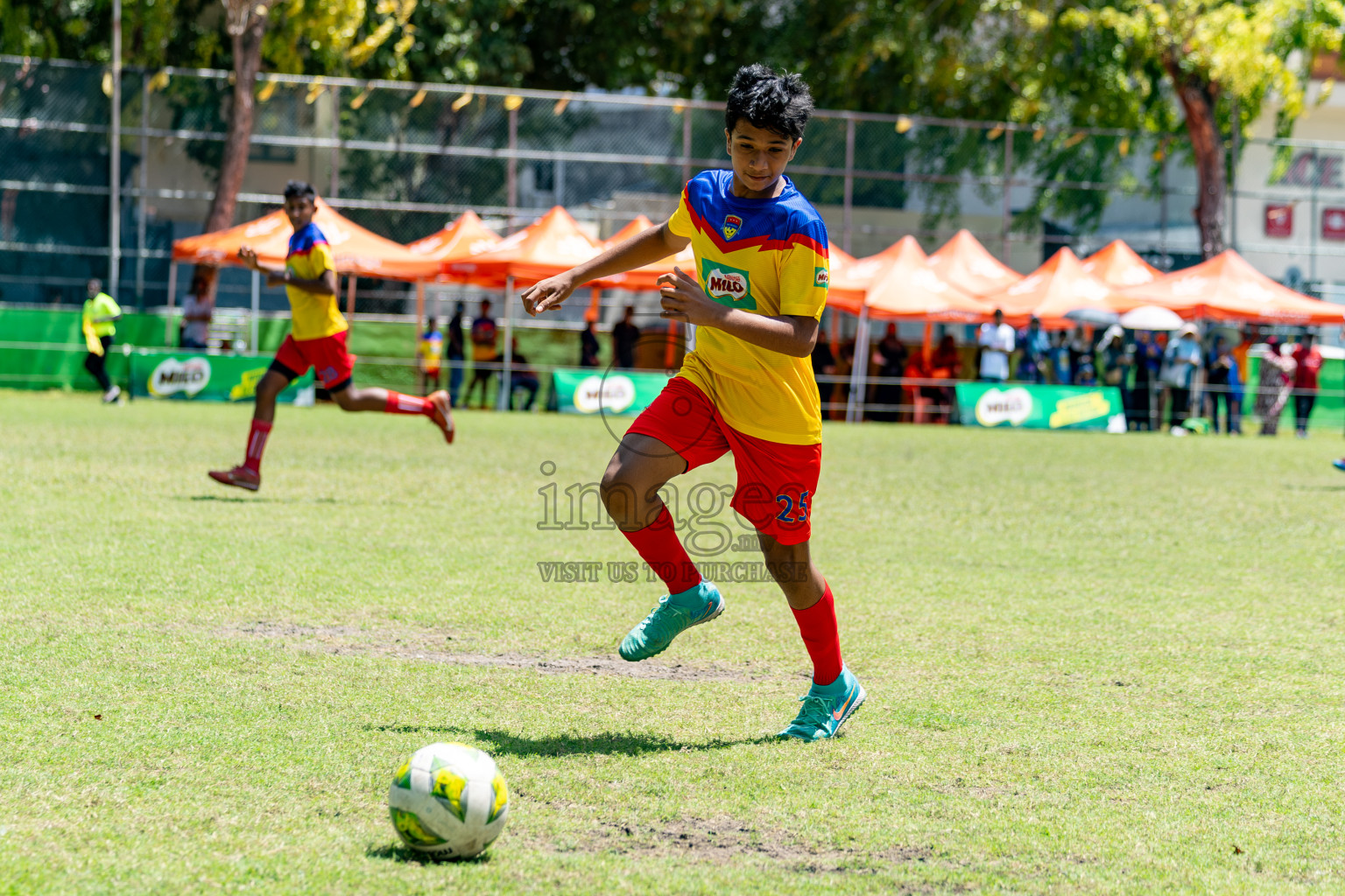 Day 3 of MILO Academy Championship 2024 (U-14) was held in Henveyru Stadium, Male', Maldives on Saturday, 2nd November 2024.
Photos: Hassan Simah / Images.mv