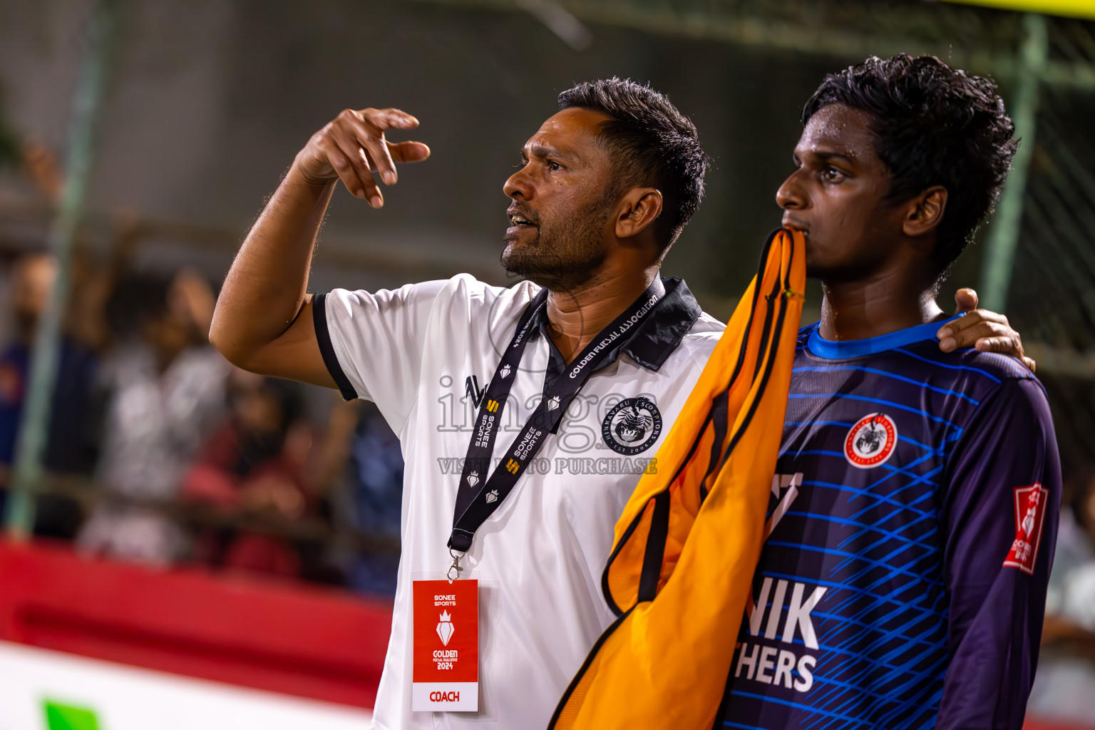 Lh Olhuvelifushi vs Lh Hinnavaru in Day 27 of Golden Futsal Challenge 2024 was held on Saturday , 10th February 2024 in Hulhumale', Maldives
Photos: Ismail Thoriq / images.mv