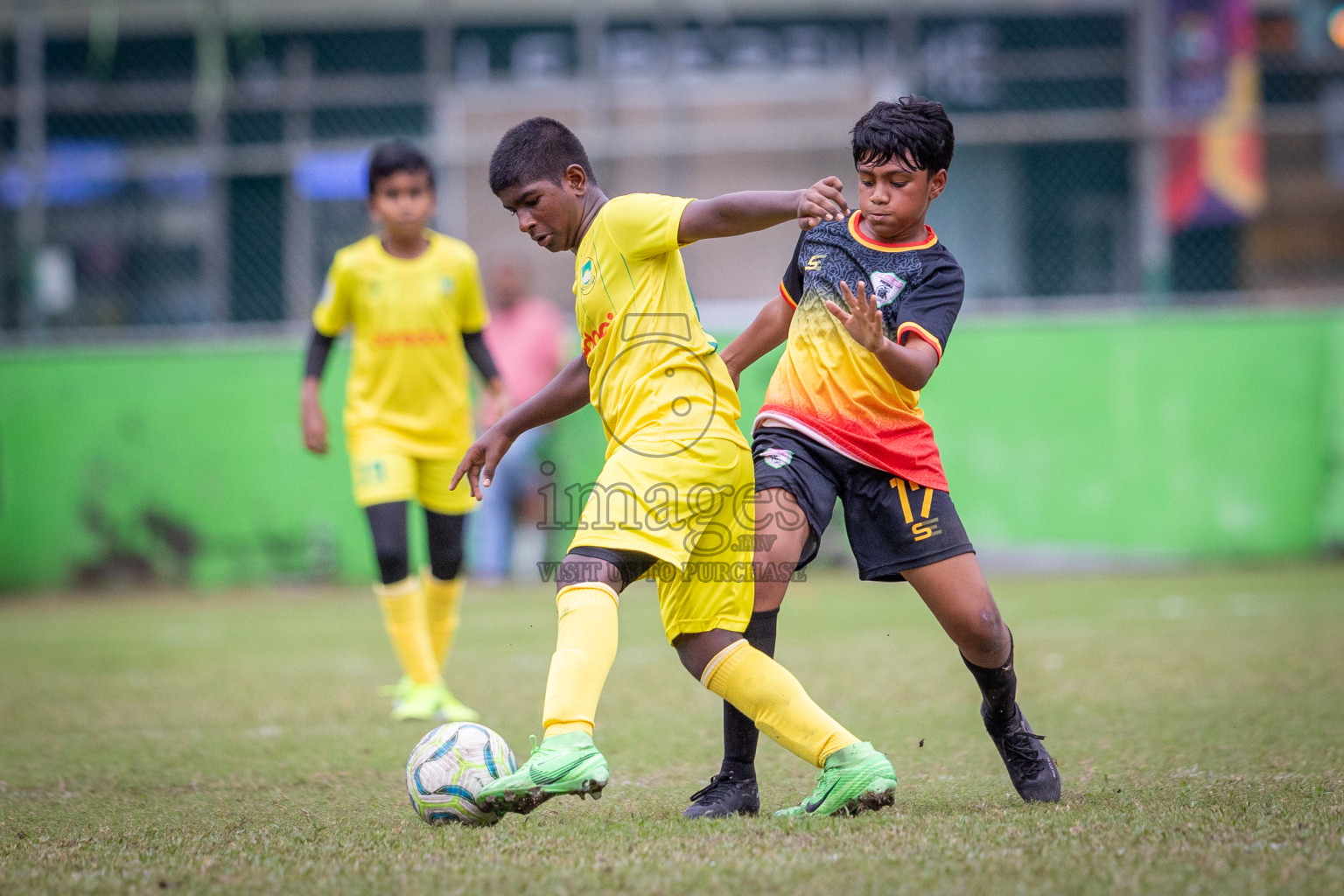 Eagles vs Maziya (U12) in Dhivehi Youth League 2024 - Day 2. Matches held at Henveiru Stadium on 22nd November 2024 , Friday. Photos: Shuu Abdul Sattar/ Images.mv