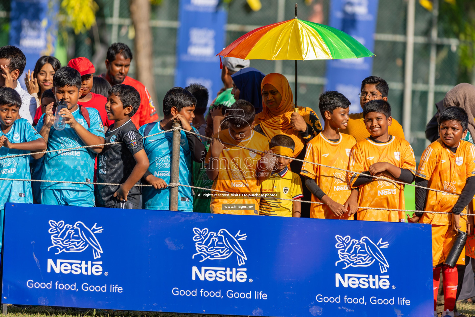 Day 4 of Nestle Kids Football Fiesta, held in Henveyru Football Stadium, Male', Maldives on Saturday, 14th October 2023
Photos: Ismail Thoriq / images.mv