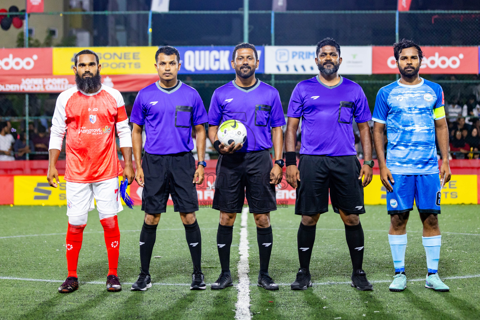 N Maafaru vs N Kendhikulhudhoo in Day 23 of Golden Futsal Challenge 2024 was held on Tuesday , 6th February 2024 in Hulhumale', Maldives Photos: Nausham Waheed / images.mv