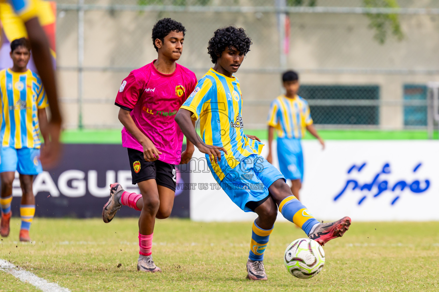 Club Valencia vs United Victory (U16) in Day 10 of Dhivehi Youth League 2024 held at Henveiru Stadium on Sunday, 15th December 2024. Photos: Nausham Waheed / Images.mv