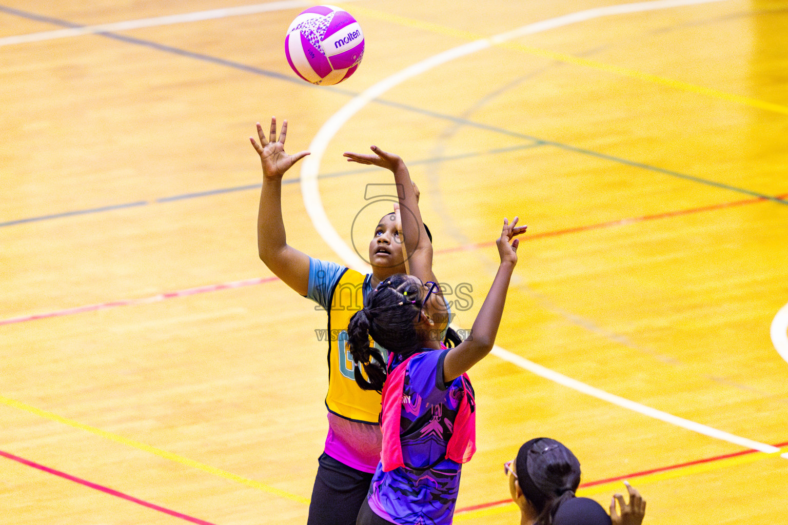 Netgen A vs N Sports Academy B in Day 2 of 3rd Junior Championship - Netball association of Maldives, held at Social Center on Monday 20th January 2025 . Photos by Nausham Waheed