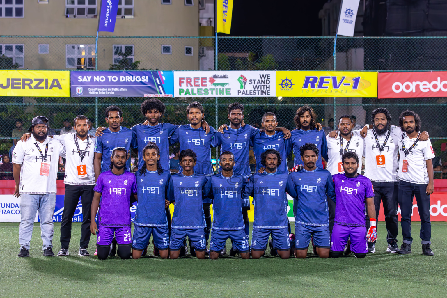 AA Feridhoo vs AA Mathiveri in Day 11 of Golden Futsal Challenge 2024 was held on Thursday, 25th January 2024, in Hulhumale', Maldives
Photos: Ismail Thoriq / images.mv