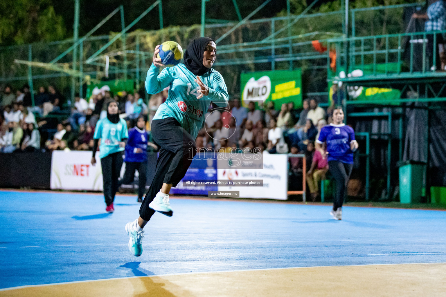 Day 8 of 7th Inter-Office/Company Handball Tournament 2023, held in Handball ground, Male', Maldives on Friday, 23rd September 2023 Photos: Hassan Simah/ Images.mv