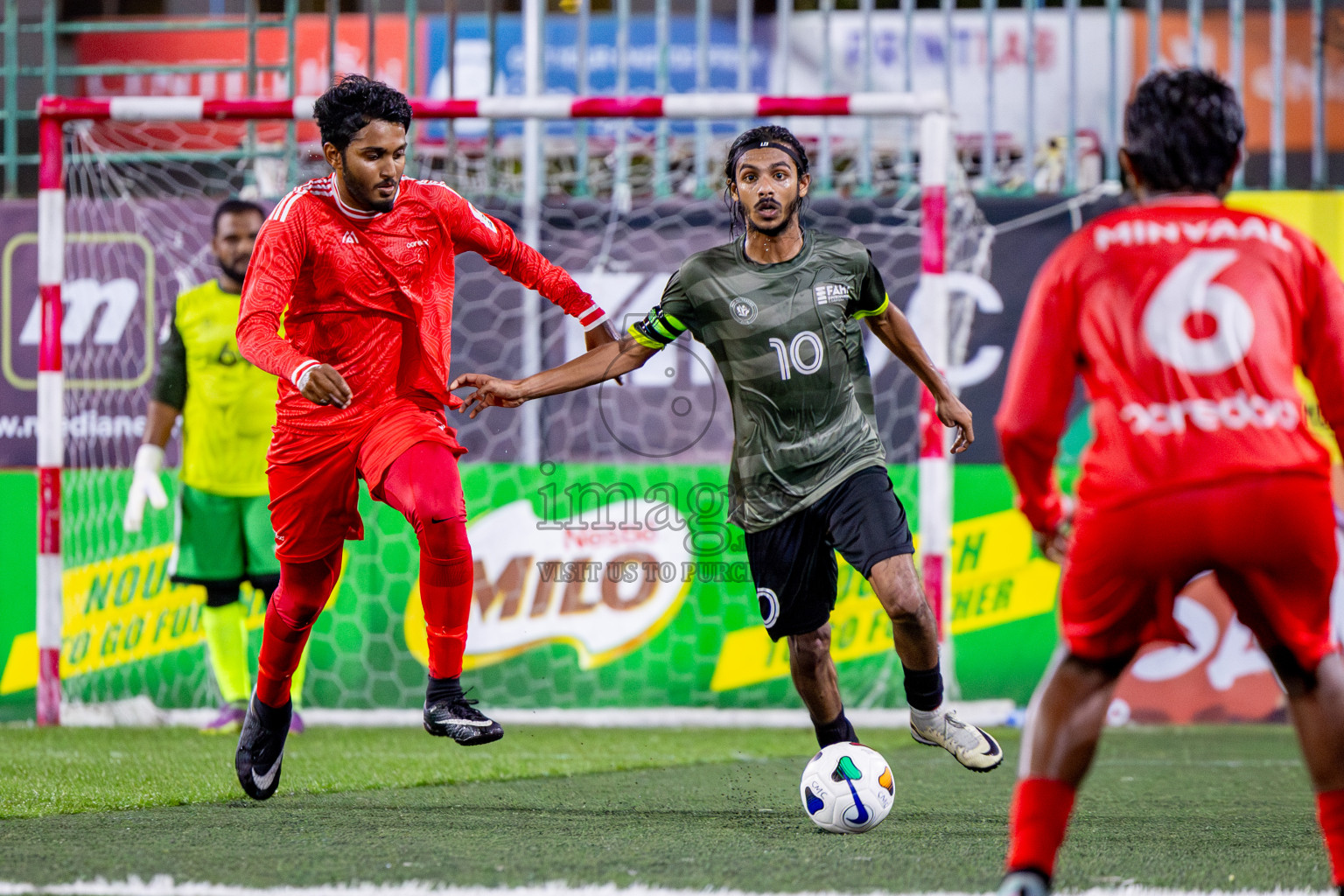 Ooredoo Maldives vs Fahi Rc in Club Maldives Cup 2024 held in Rehendi Futsal Ground, Hulhumale', Maldives on Tuesday, 25th September 2024. Photos: Nausham Waheed/ images.mv