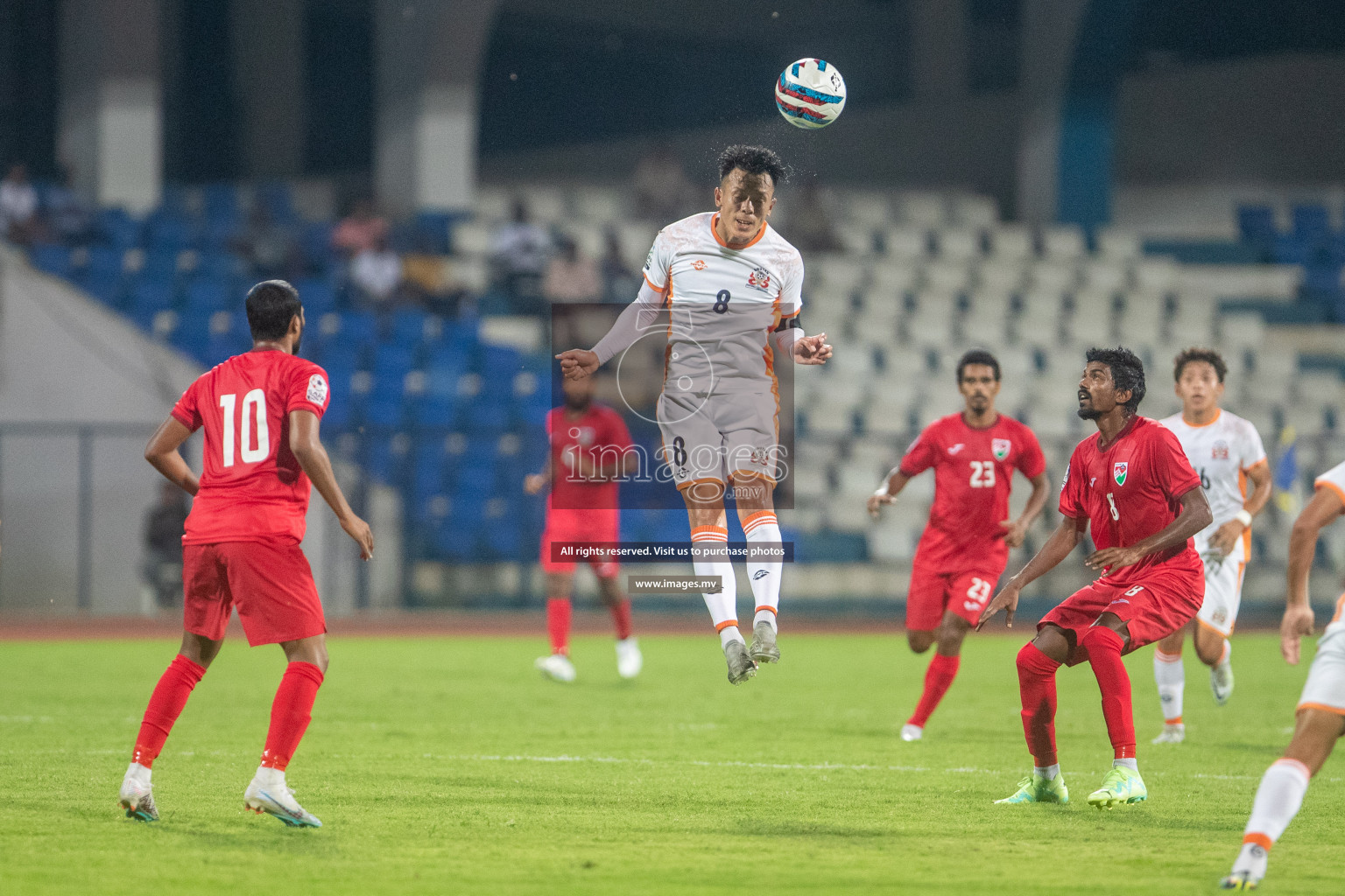 Maldives vs Bhutan in SAFF Championship 2023 held in Sree Kanteerava Stadium, Bengaluru, India, on Wednesday, 22nd June 2023. Photos: Nausham Waheed / images.mv