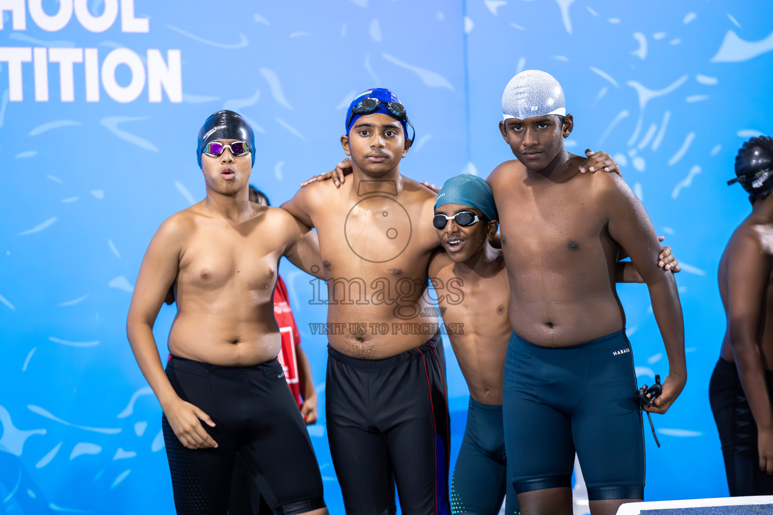 Day 2 of 20th BML Inter-school Swimming Competition 2024 held in Hulhumale', Maldives on Sunday, 13th October 2024. Photos: Ismail Thoriq / images.mv