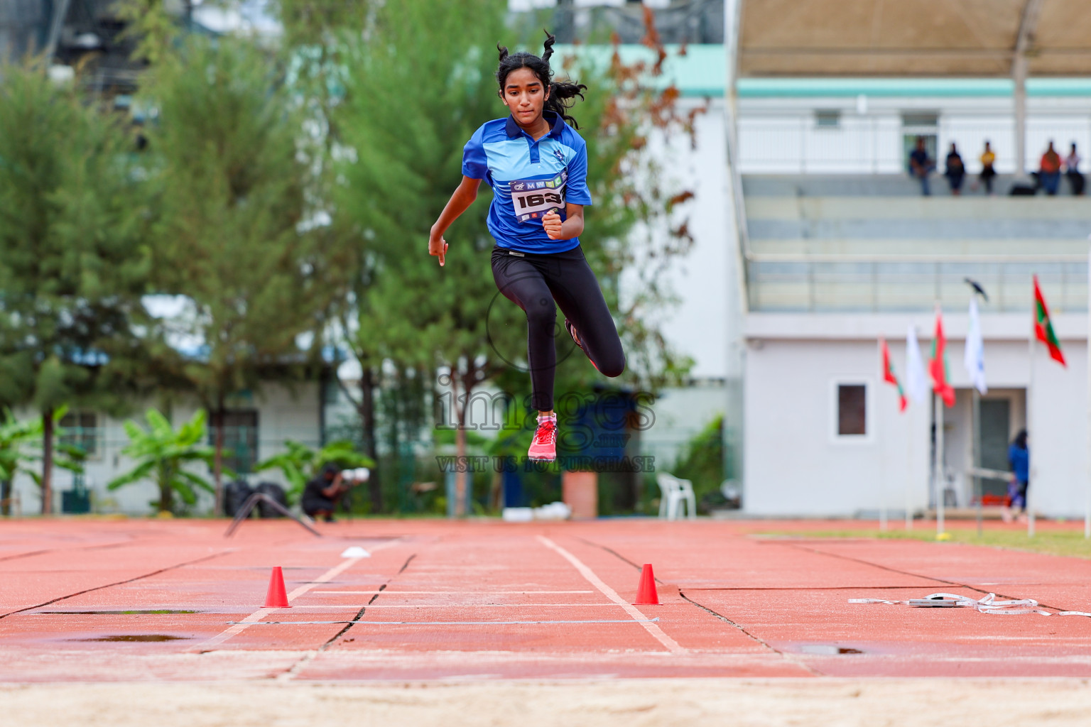 Day 1 of MWSC Interschool Athletics Championships 2024 held in Hulhumale Running Track, Hulhumale, Maldives on Saturday, 9th November 2024. 
Photos by: Ismail Thoriq, Hassan Simah / Images.mv