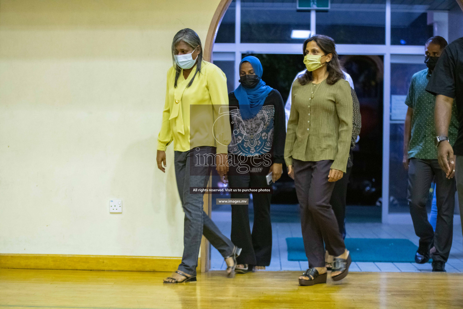 Kulhudhuffushi Youth & R.C vs Club Green Streets in the Finals of Milo National Netball Tournament 2021 (Women's) held on 5th December 2021 in Male', Maldives Photos: Ismail Thoriq / images.mv