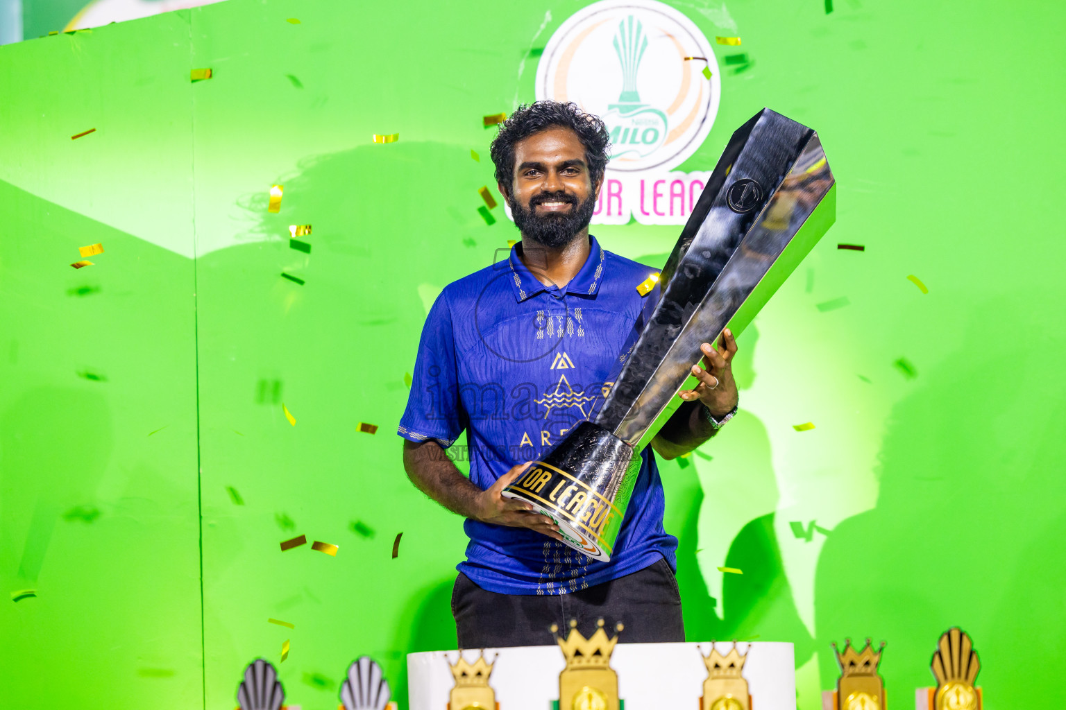 Arena vs Hawks in the Final of Milo Sector League 2025 was held in Rehendhi Futsal Ground, Hulhumale', Maldives on Tuesday, 18th November 2025. Photos: Nausham Waheed  / images.mv