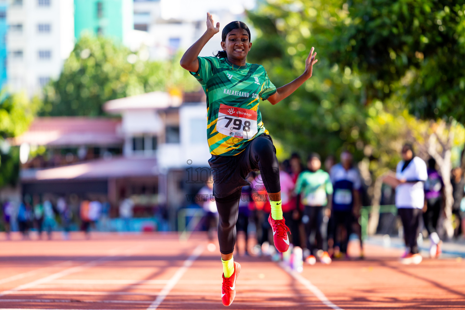Day 1 of Inter-school Athletics Championship 2025 held in Ekuveni Synthetic Track, Male', Maldives on Monday, 06th October 2025. Photos by: Nausham Waheed / Images.mv