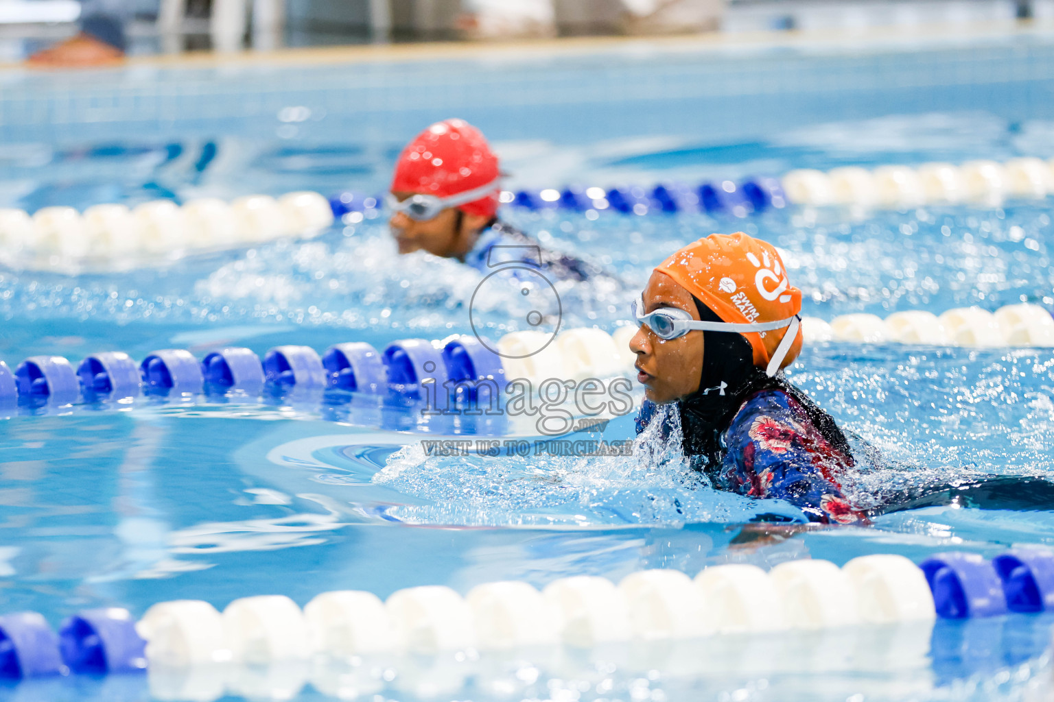 Day 1 of BML 6th National Kids Swimming Kids Festival 2025 held in Hulhumale', Maldives on Monday, 3rd November 2024. Photos: Hassan Simah / images.mv