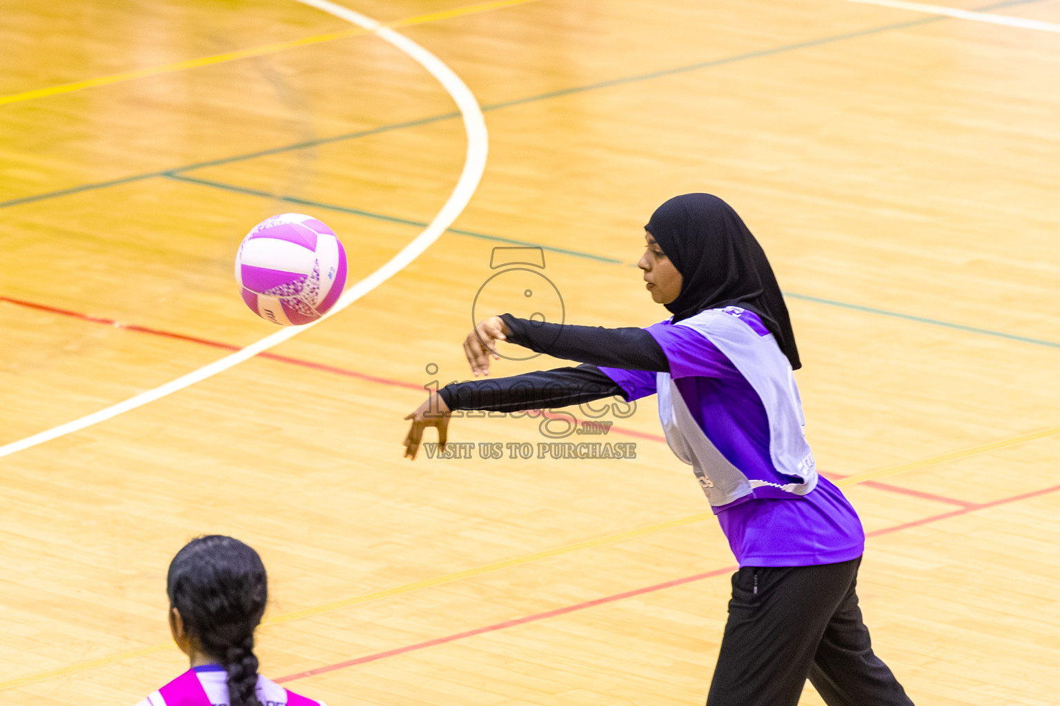 Day 9 of 24th Milo Netball Association Championship was held in Social Center at Male', Maldives on Tuesday, 9th September 2025. Photos: Mohamed Mahfooz Moosa / images.mv