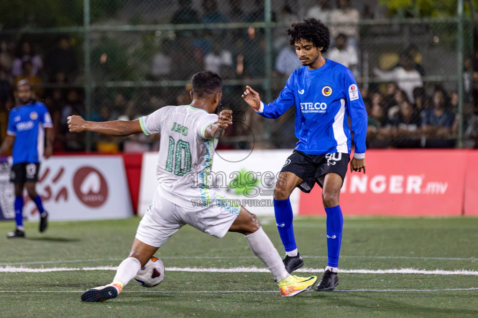 WAMCO vs STELCO RC in the Semi Finals of Club Maldives Cup 2024 held in Rehendi Futsal Ground, Hulhumale', Maldives on Monday, 14th October 2024. 
Photos: Hassan Simah / images.mv