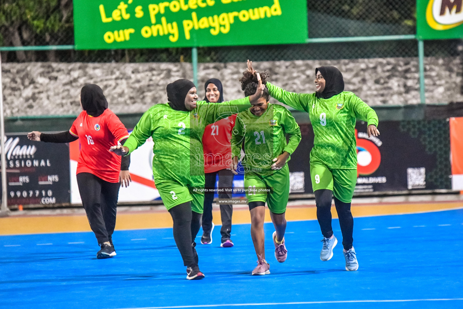 Day 13 of Milo 6th Inter Office Handball Tournament 2022 - Photos by  Nausham Waheed