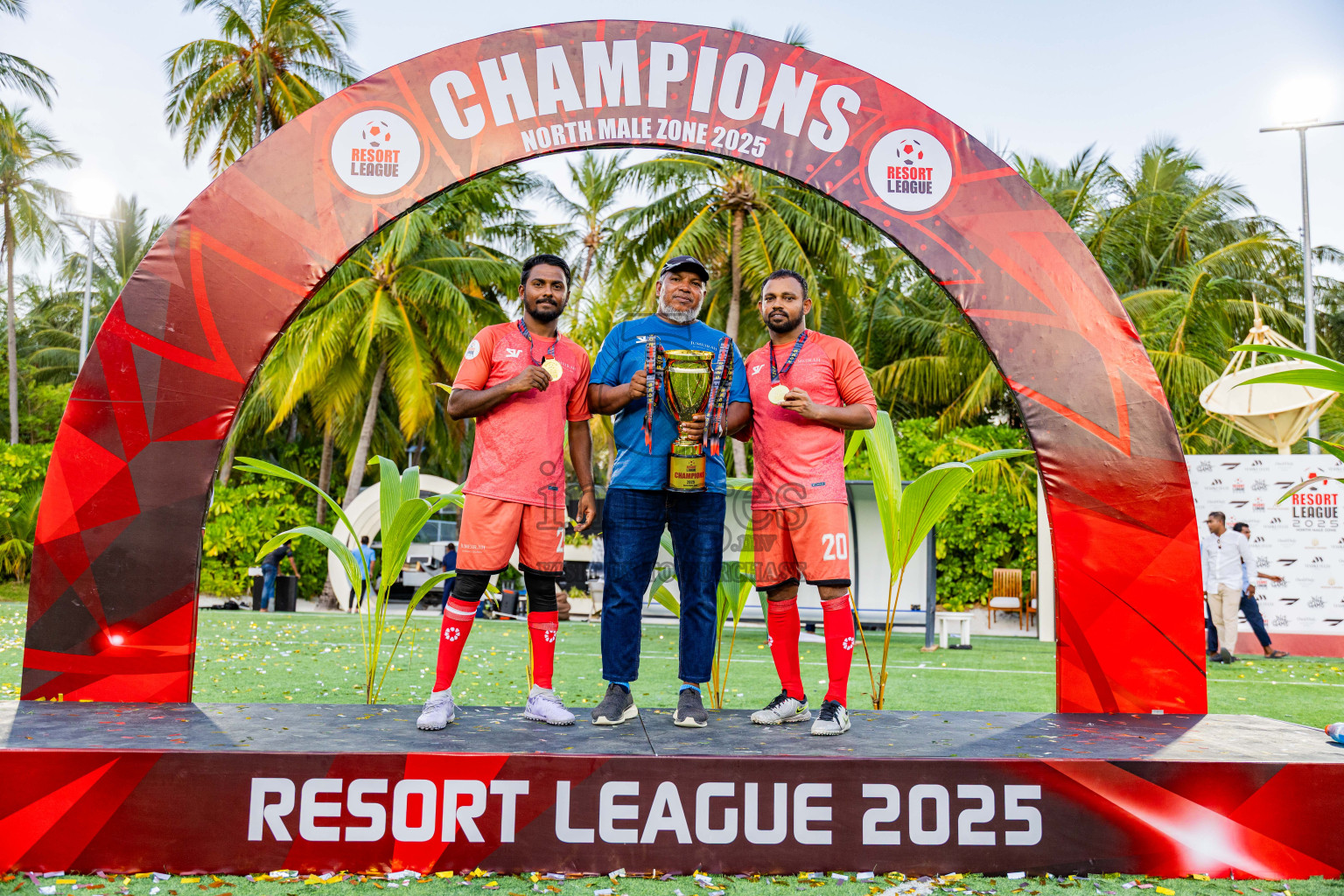 Jumeirah vs Varu in Final of Resort League 2025 (North Male Zone) was held on Saturday, 27th September 2025 in One And Only Reethi Rah Maldives Resort, Photos: Areef Adam / images.mv