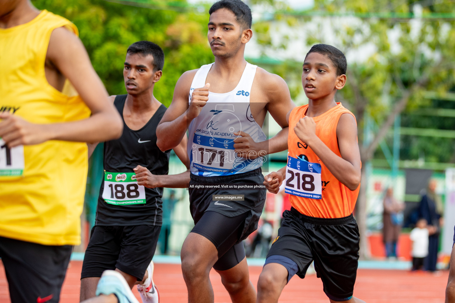 Day 2 of National Athletics Championship 2023 was held in Ekuveni Track at Male', Maldives on Friday, 24th November 2023. Photos: Hassan Simah / images.mv