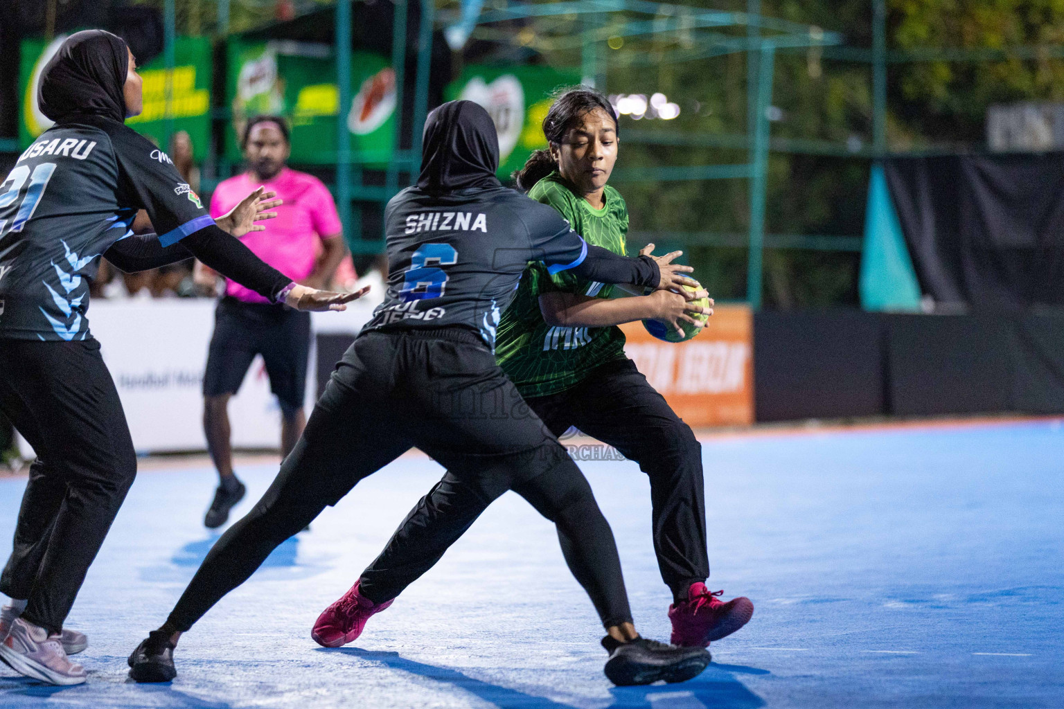 Day 20 of 10th National Handball Tournament 2023, held in Handball ground, Male', Maldives on Wednesday, 20th December 2023 Photos: Nausham Waheed/ Images.mv