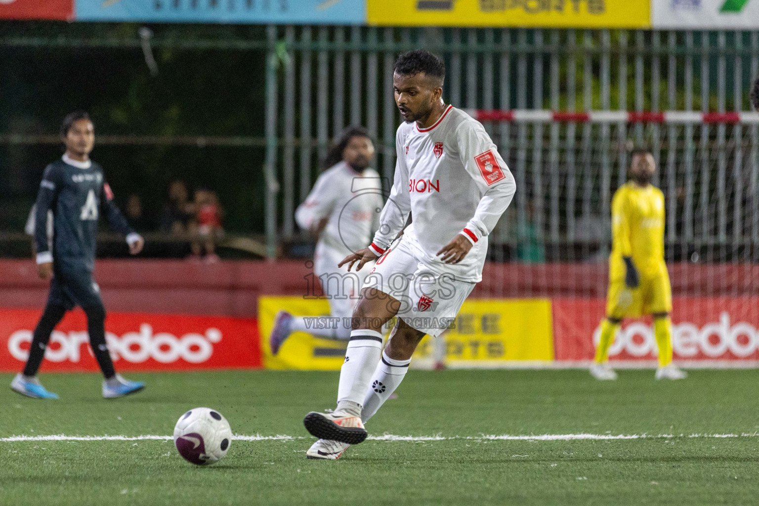 R Hulhudhuffaaru vs R Fainu in Day 10 of Golden Futsal Challenge 2024 was held on Tuesday, 23rd January 2024, in Hulhumale', Maldives Photos: Nausham Waheed / images.mv