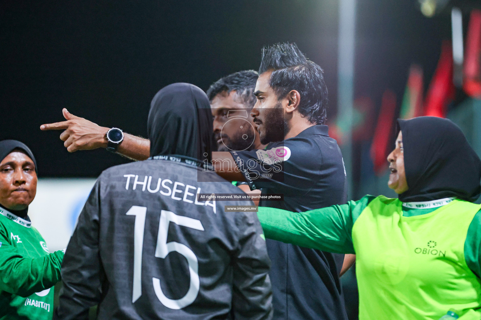 Hulhumale Hospital vs Prison RC in 18/30 Futsal Fiesta Classic 2023 held in Hulhumale, Maldives, on Monday, 17th July 2023 Photos: Nausham Waheed / images.mv