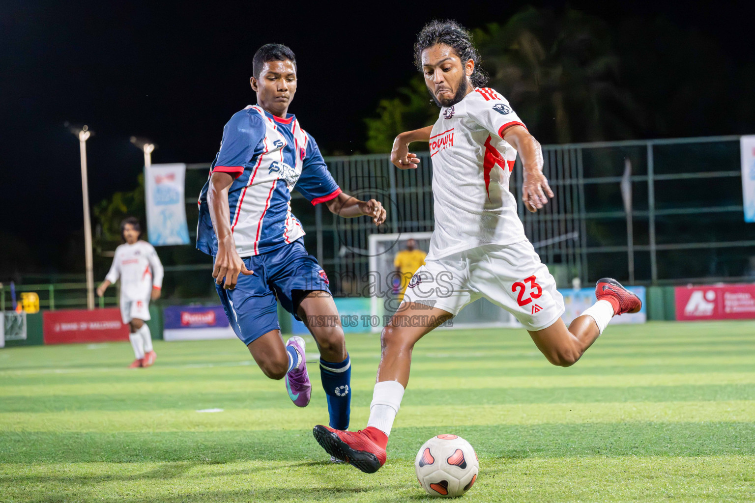 Maahinne UTD VS Outreef SC in Day 1 - Fonadhoo Youth Futsal Challenge 2025 was held in Fonadhoo Futsal Stadium, L. Fonadhoo, Maldives on Sunday, 26th October 2025 Photos: Arif Rasheed / images.mv