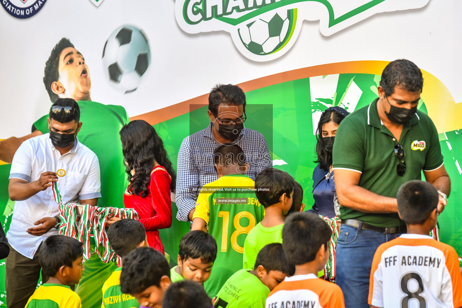 Day 2 of MILO Academy Championship 2022 held in Male' Maldives on Friday, 11th March 2021. Photos by: Nausham Waheed