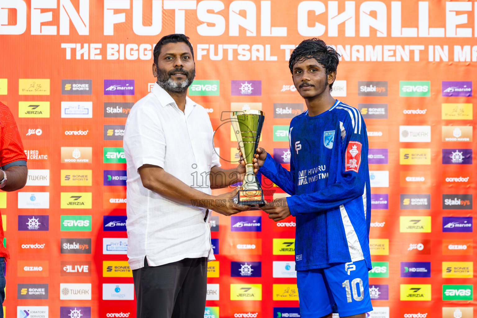 AA. Mathiveri VS AA. Thoddoo in Atoll Round Final on Day 20 of Golden Futsal Challenge 2025 was held on Friday, 24th January 2025, in Hulhumale', Maldives. Photos: Ismail Thoriq / images.mv