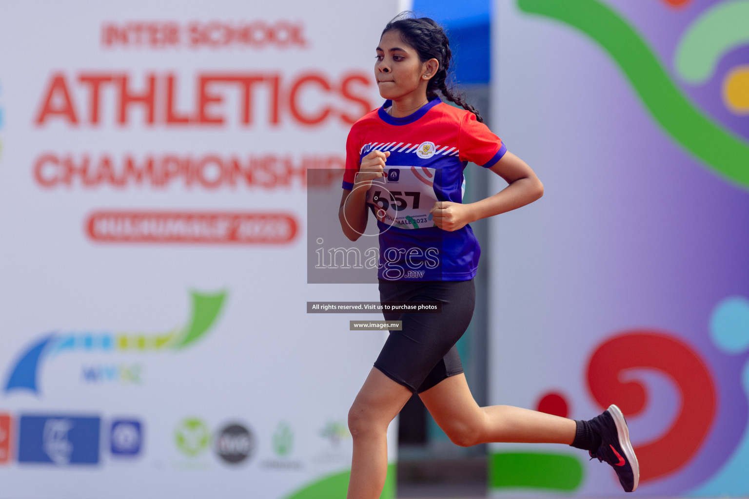 Day two of Inter School Athletics Championship 2023 was held at Hulhumale' Running Track at Hulhumale', Maldives on Sunday, 15th May 2023. Photos: Shuu/ Images.mv