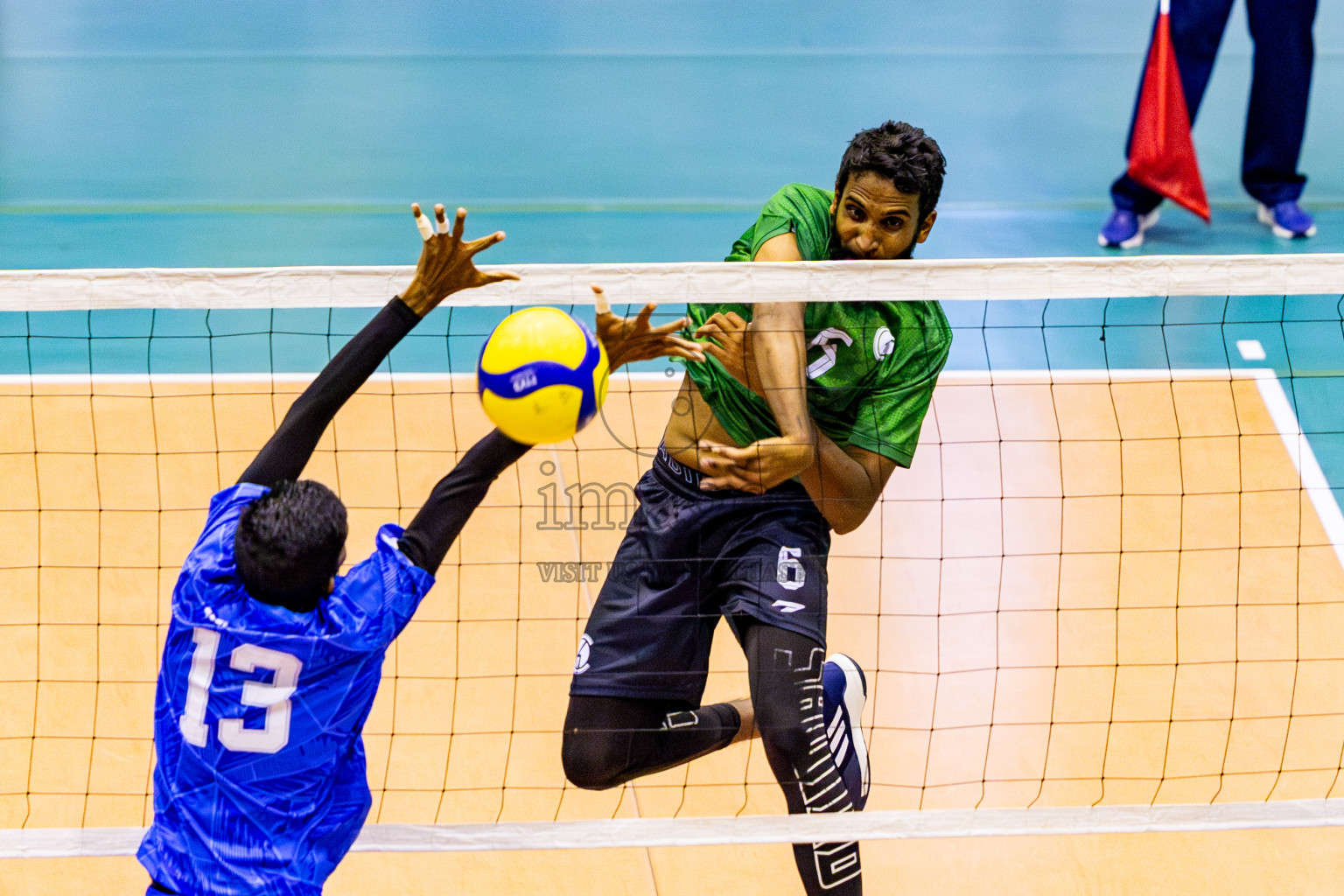 Police Club vs Club HDC in Semi Final of MILO VAM Cup 2024 Men's Division was held in Social Center Indoor Hall on Friday, 1st September 2024. Photos: Nausham Waheed / images.mv