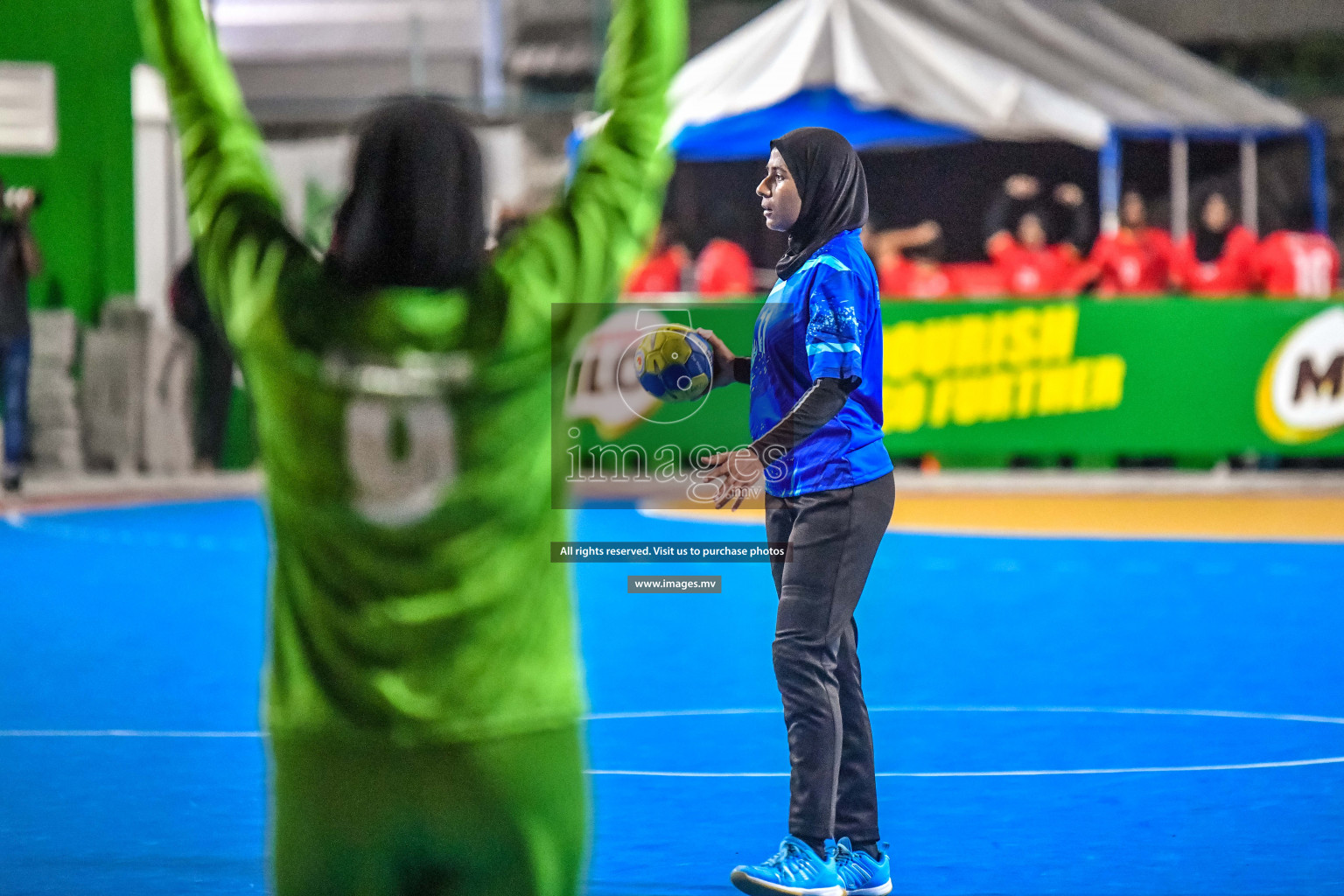 Day 9 of Milo 6th Inter Office Handball Tournament 2022 - Photos by Nausham Waheed