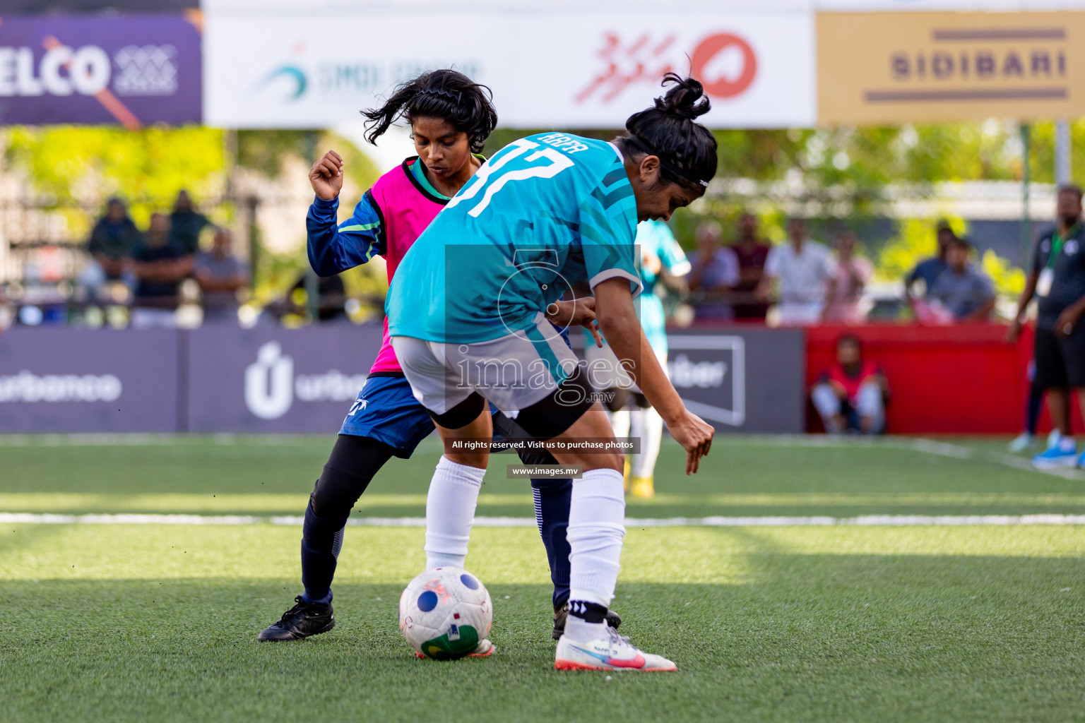 WAMCO vs MACL in 18/30 Futsal Fiesta Classic 2023 held in Hulhumale, Maldives, on Tuesday, 18th July 2023 Photos: Hassan Simah / images.mv