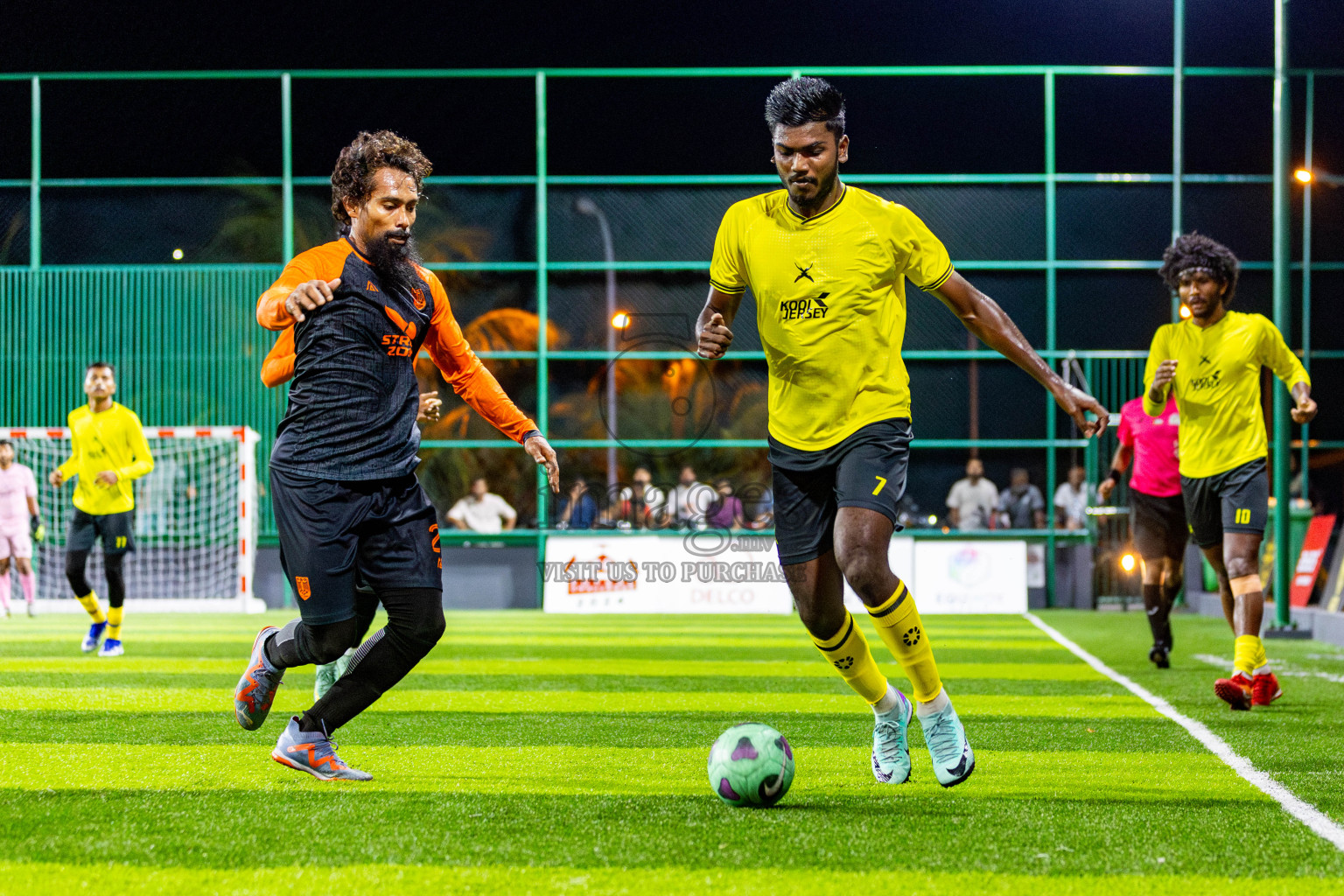 FC Calms vs Xephyrs in Day 1 of Quarter Finals of BG Futsal Challenge 2024 was held on Friday , 29th March 2024, in Male', Maldives Photos: Nausham Waheed / images.mv