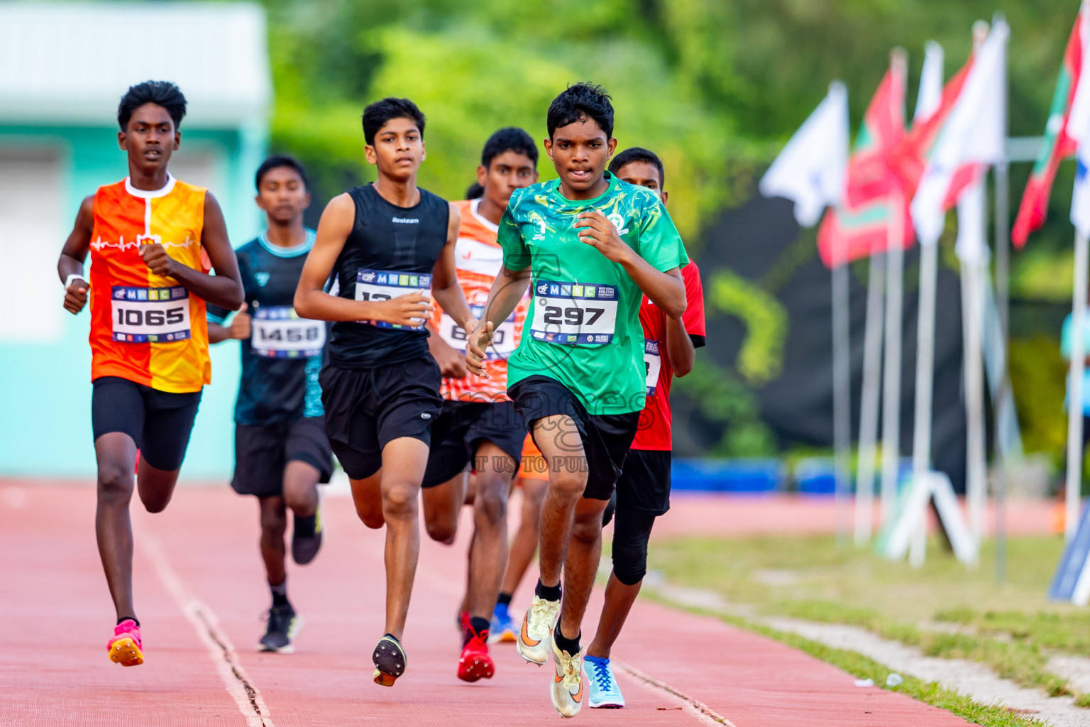 Day 5 of MWSC Interschool Athletics Championships 2024 held in Hulhumale Running Track, Hulhumale, Maldives on Wednesday, 13th November 2024. Photos by: Nausham Waheed / Images.mv