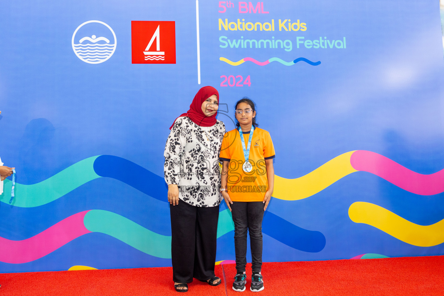 Closing of BML 5th National Swimming Kids Festival 2024 held in Hulhumale', Maldives on Saturday, 23rd November 2024.
Photos: Ismail Thoriq / images.mv