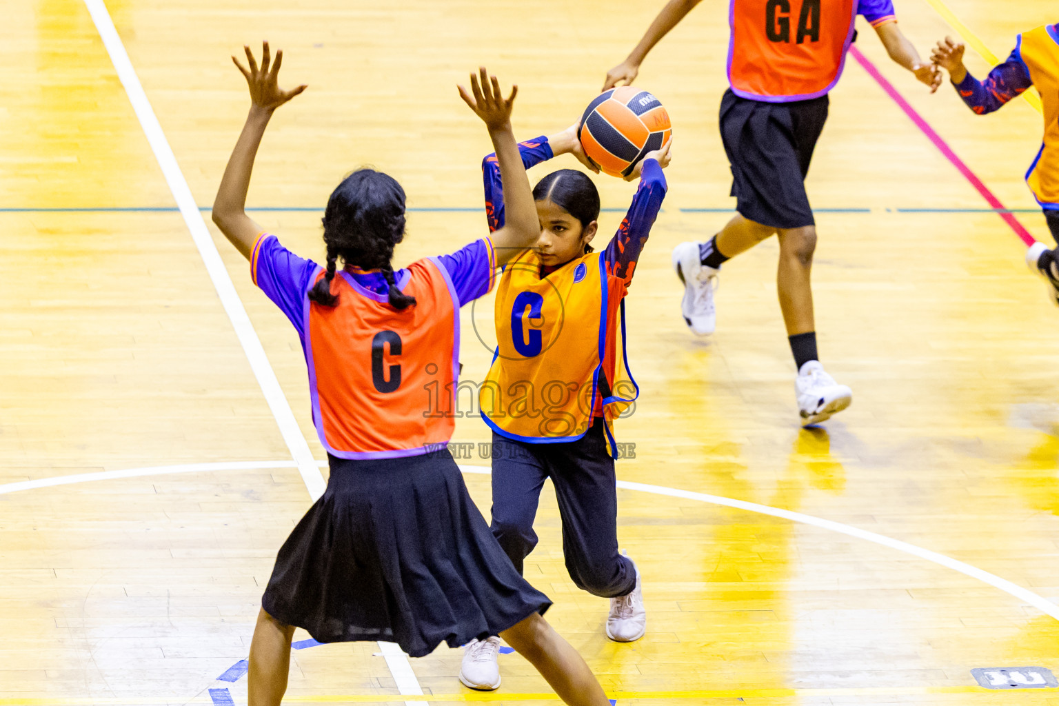 Day 11 of 25th Inter-School Netball Tournament was held in Social Center at Male', Maldives on Wednesday, 21st August 2024. Photos: Nausham Waheed / images.mv