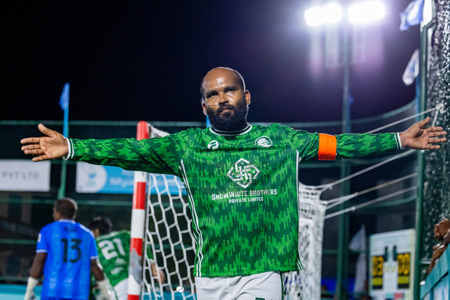 Kovigoani vs FC Baaz in Day 3 of Laamehi Dhiggaru Ekuveri Futsal Challenge 2024 was held on Sunday, 28th July 2024, at Dhiggaru Futsal Ground, Dhiggaru, Maldives Photos: Nausham Waheed / images.mv