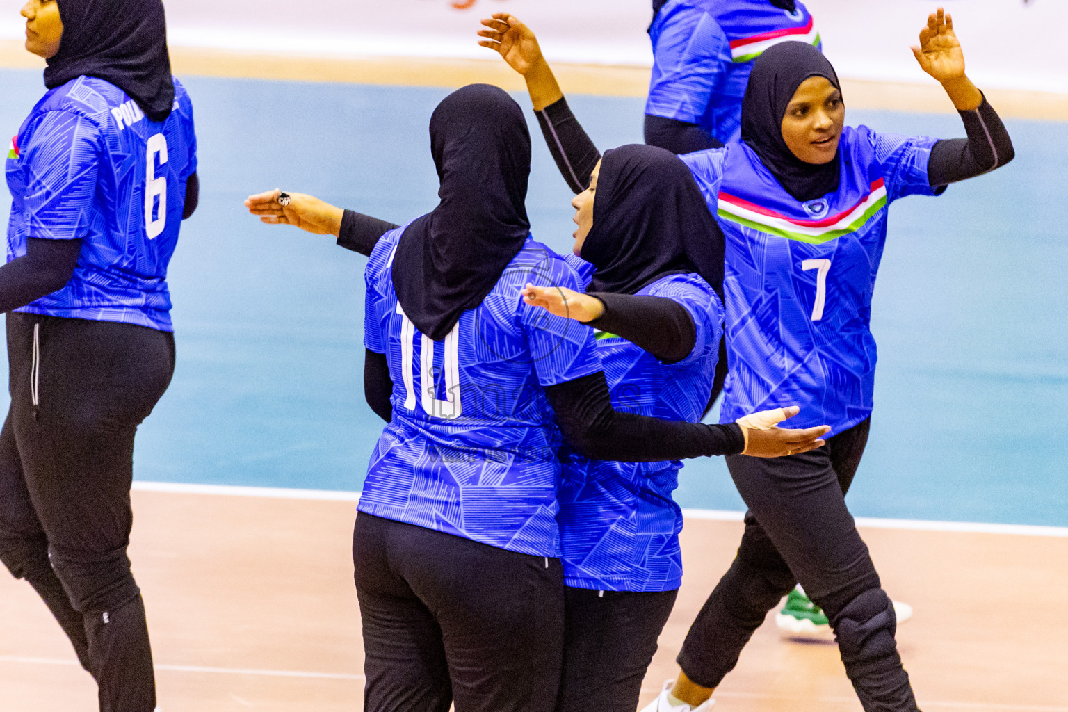 Day 1 of Women's Division of Milo VAM Cup 2024 held in Male', Maldives on Tuesday, 8th July 2024 at Social Center Indoor Hall Photos By: Nausham Waheed / images.mv