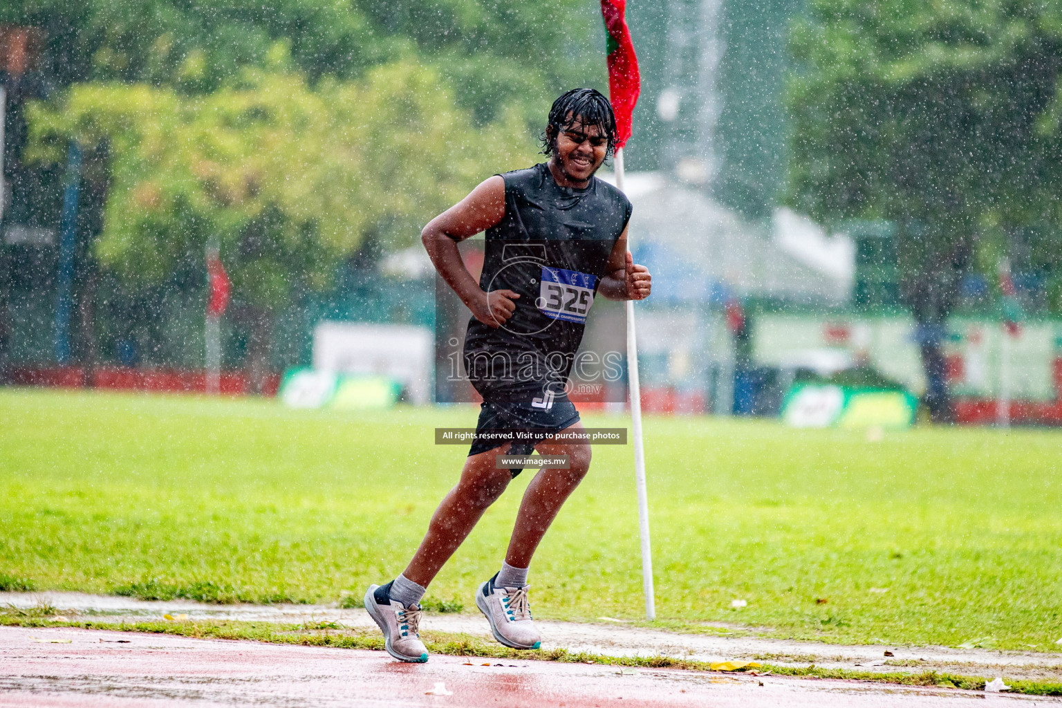 Day 2 of National Athletics Championship 2023 was held in Ekuveni Track at Male', Maldives on Friday, 24th November 2023. Photos: Hassan Simah / images.mv