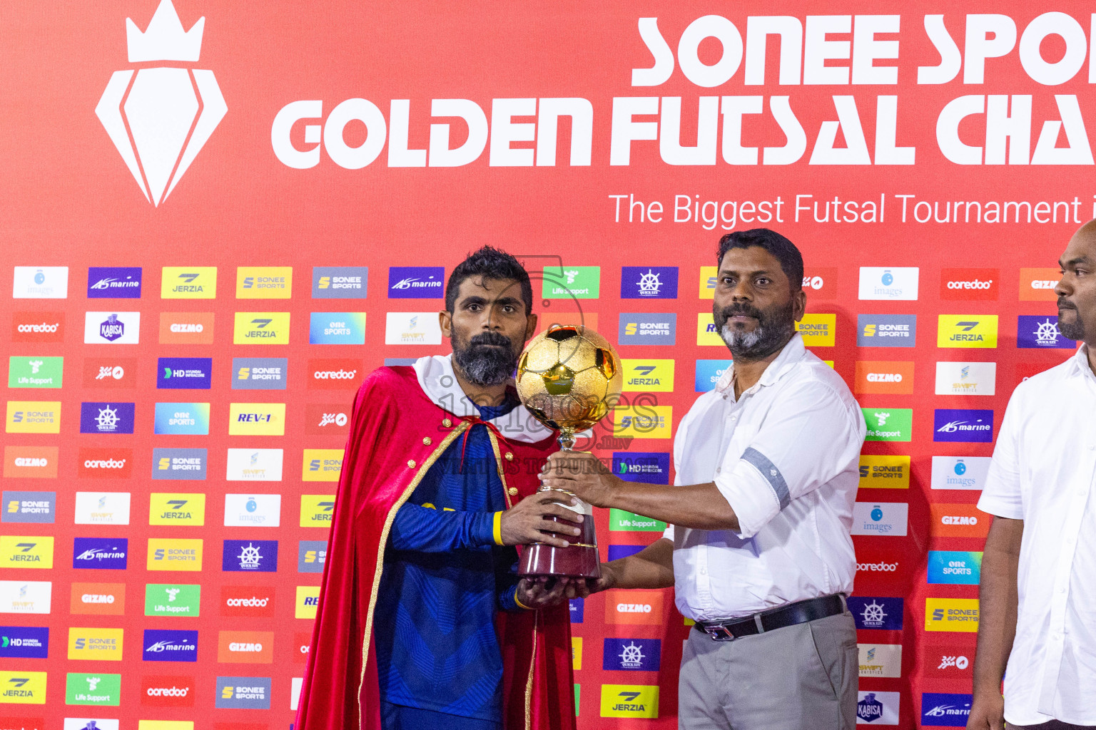 B Eydhafushi vs L Gan in the Final of Golden Futsal Challenge 2024 was held on Thursday, 7th March 2024, in Hulhumale', Maldives 
Photos: Ismail Thoriq / images.mv